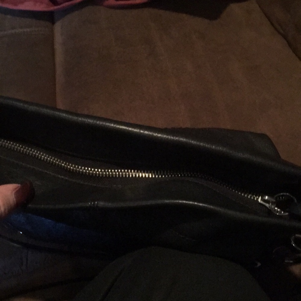 Coach Black Leather Handbag - Picture 8 of 12